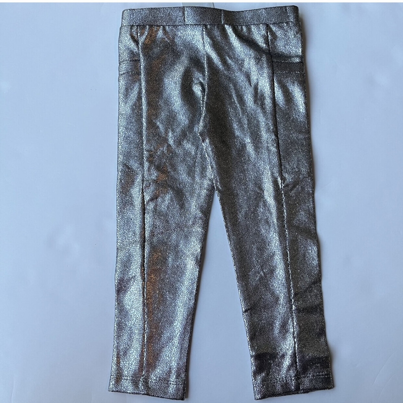 Nwt Peek Kaitlyn Foil Metallic Leggings Size 2t — image 4 of 6